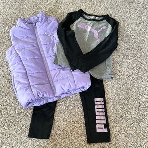 Girls Puma Outfit